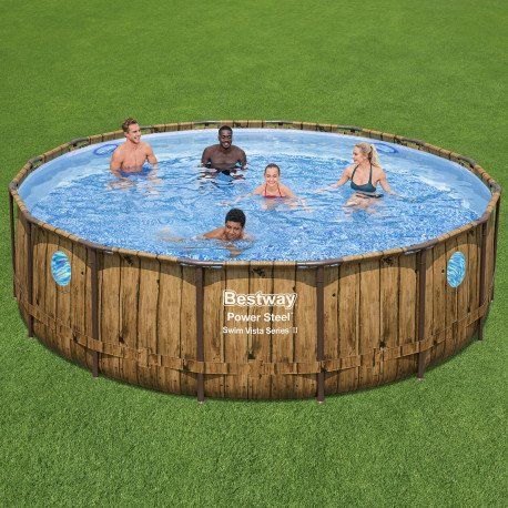 Bestway Basseng - Power Steel Vista Model 56725 - 488x122cm