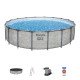 Bestway Basseng - Steel Pro MAX Frame Pool Model 5618Y - 549x122cm